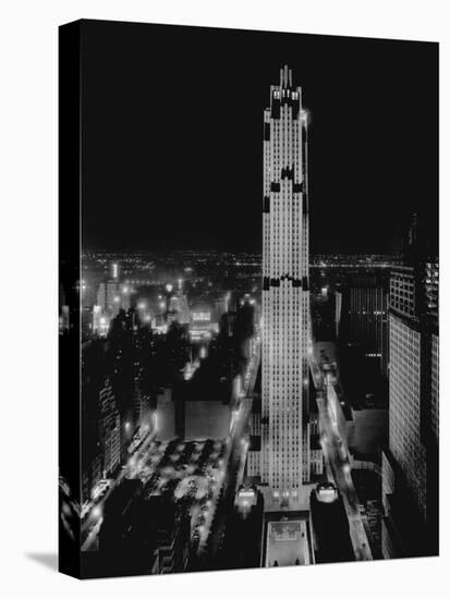 R.C.A. Building at Rockefeller Center, New York-null-Premier Image Canvas