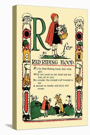 R for Red Riding Hood-Tony Sarge-Stretched Canvas