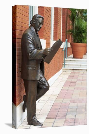 R. Manteiga Statue in Centro Ybor, Tampa, Florida, United States of America, North America-Richard Cummins-Premier Image Canvas