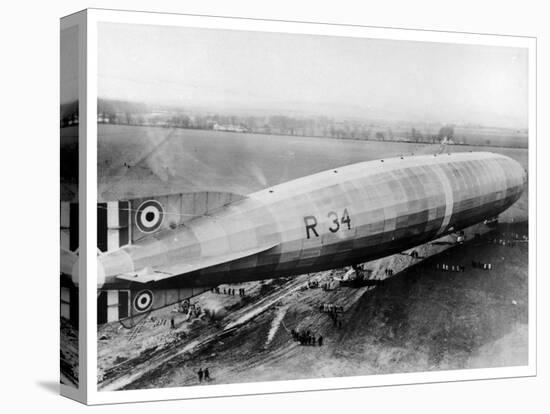 R34 Airship at its Moorings-null-Premier Image Canvas