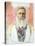 Rabbi in White Frock-Isidor Kaufmann-Stretched Canvas