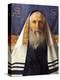 Rabbi with Prayer Shawl-Isidor Kaufmann-Stretched Canvas