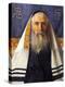Rabbi with Prayer Shawl-Isidor Kaufmann-Stretched Canvas