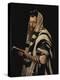 Rabbi with Tefillin-Jan Styka-Premier Image Canvas