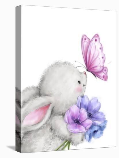 Rabbit and Butterfly-MAKIKO-Premier Image Canvas