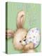 Rabbit with Easter Egg-MAKIKO-Premier Image Canvas