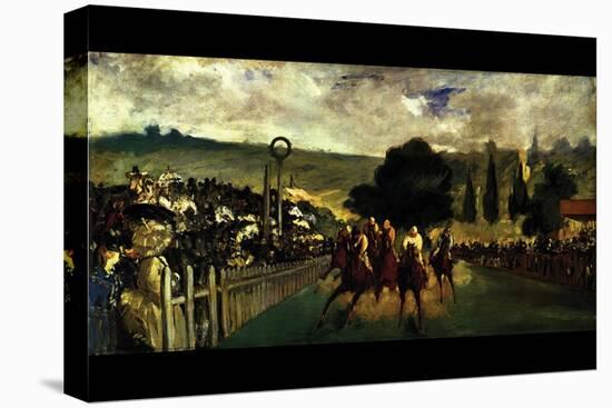 Race at Longchamp by Edouard Manet-Edouard Manet-Stretched Canvas