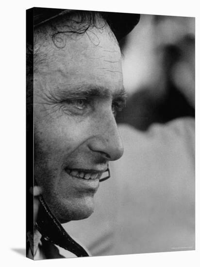 Race Car Driver Juan Manuel Fangio at the Grand Prix-Stan Wayman-Premier Image Canvas