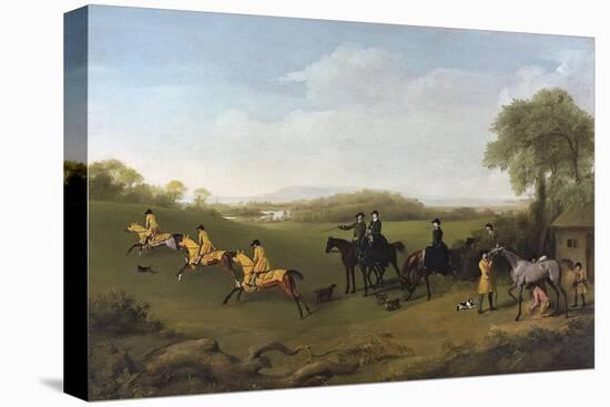 Racehorses Exercising at Goodwood-George Stubbs-Premier Image Canvas