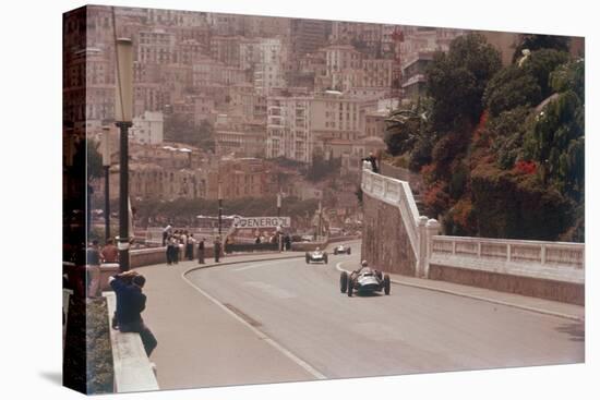 Racing Cars on the Road Track at the Monaco Grand Prix, Monte Carlo-null-Premier Image Canvas