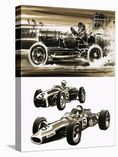 Racing Cars-Wilf Hardy-Premier Image Canvas