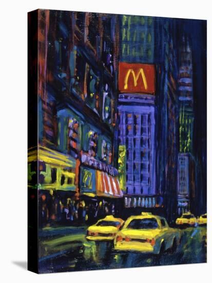 Racing Taxis at Night, New York City-Patti Mollica-Premier Image Canvas