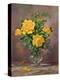 Radiant Yellow Roses-Albert Williams-Premier Image Canvas