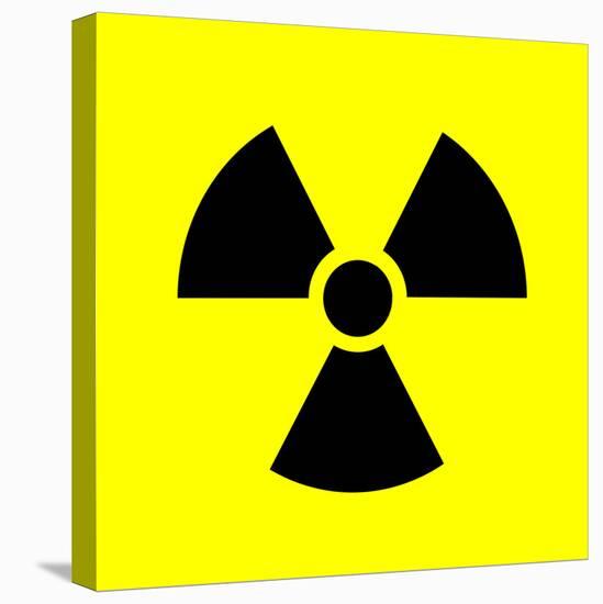 Radiation Warning Sign-Science Photo Library-Premier Image Canvas