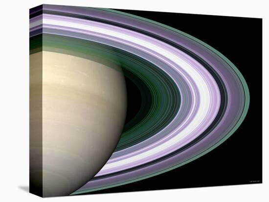 Radio Occultation: Unraveling Saturn's Rings-Stocktrek Images-Premier Image Canvas