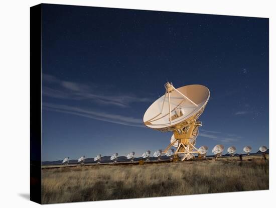 Radio telescopes at an Astronomy Observatory, New Mexico, USA-Maresa Pryor-Premier Image Canvas