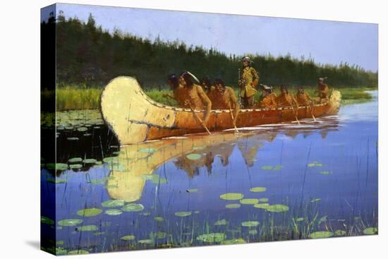 Radisson and Groseilliers-Frederic Sackrider Remington-Premier Image Canvas