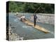 Rafting on Rio Grande, Port Antonio, Jamaica, West Indies, Central America-Sergio Pitamitz-Premier Image Canvas