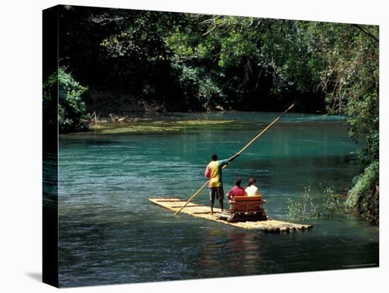 Rafting on the Martha Brae River, Jamaica, Caribbean-Greg Johnston-Premier Image Canvas