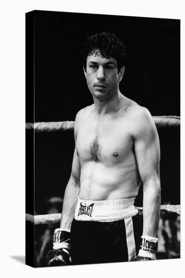 Raging Bull by Martin Scorsese with Robert by Niro, 1980 (b/w photo)-null-Stretched Canvas