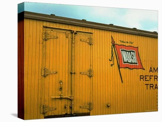 Railroad Box Car Showing the Flag Logo of the Wabash Railroad-Walker Evans-Premier Image Canvas