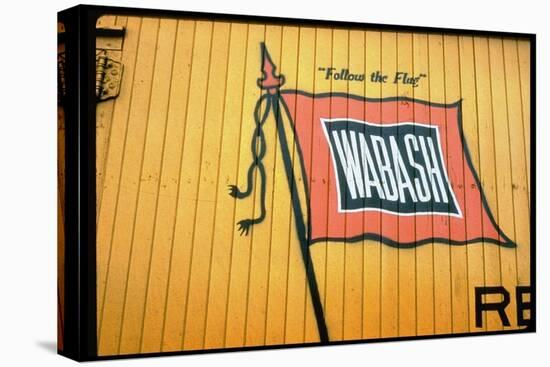 Railroad Box Car Showing the Flag Logo of the Wabash Railroad-Walker Evans-Premier Image Canvas