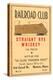 Railroad Club Straight Rye Whiskey-null-Stretched Canvas