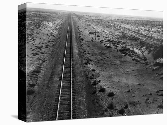 Railroad Tracks, 1939-Dorothea Lange-Premier Image Canvas