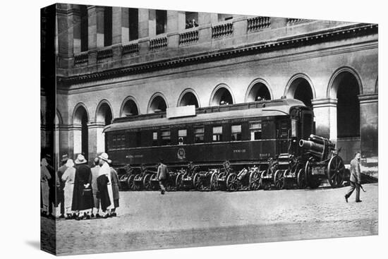 Railway Carriage in Which the Armistice Ending World War I Was Signed, C1918-null-Premier Image Canvas