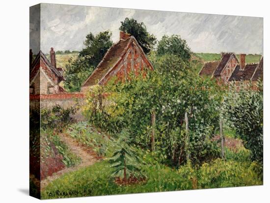 Rain, afternoon, Eragny-Camille Pissarro-Premier Image Canvas