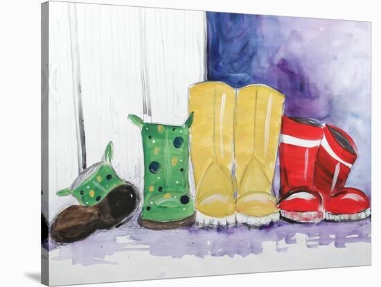 Rain Boots-Terri Einer-Stretched Canvas