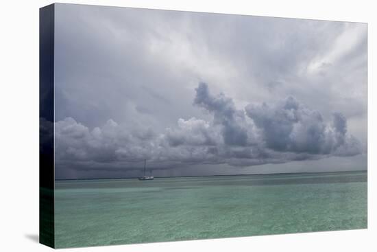 Rain Clouds and Thunderstorm at Sea.-Stephen Frink-Premier Image Canvas