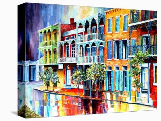 Rain in Old New Orleans-Diane Millsap-Stretched Canvas