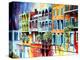 Rain in Old New Orleans-Diane Millsap-Stretched Canvas