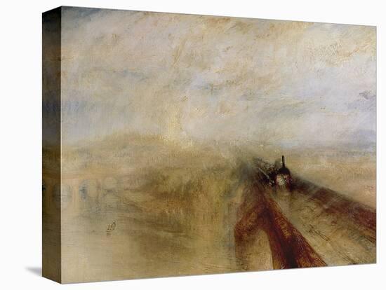 Rain Steam and Speed, the Great Western Railway, Painted Before 1844-J. M. W. Turner-Premier Image Canvas