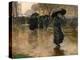 Rain Storm, Union Square, 1890-Childe Hassam-Premier Image Canvas
