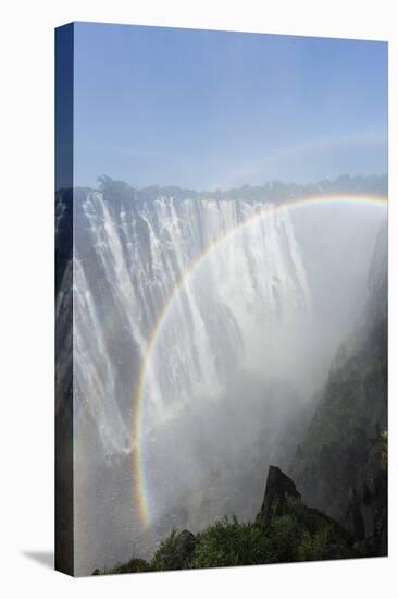 Rainbow above Victoria Falls, Mosi-Oa-Tunya National Park, Zambia-Paul Souders-Premier Image Canvas