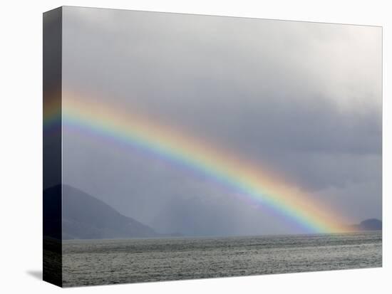 Rainbow, Agostini Fjord, Tierra Del Fuego, Patagonia, Chile, South America-Sergio Pitamitz-Premier Image Canvas