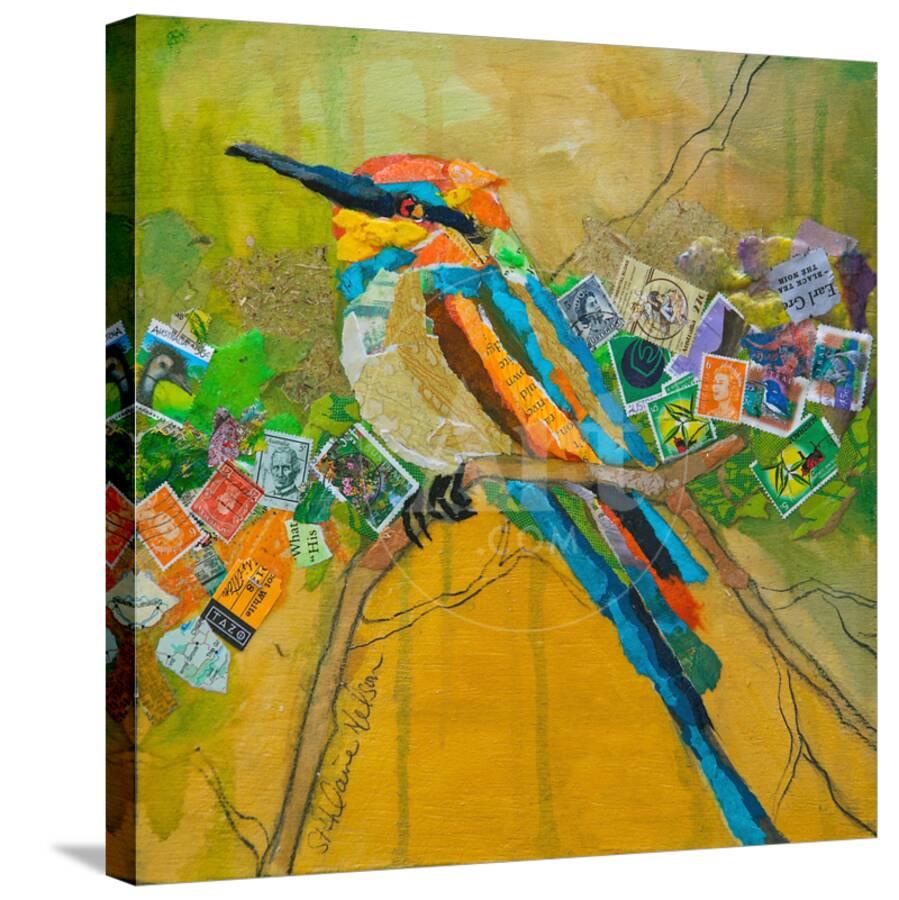 Rainbow Bee Eater Stretched Canvas Print By Art Com