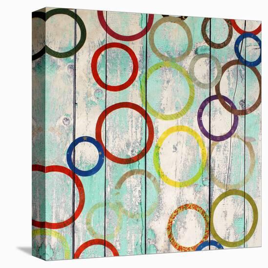 Rainbow Circles IV-Yashna-Stretched Canvas