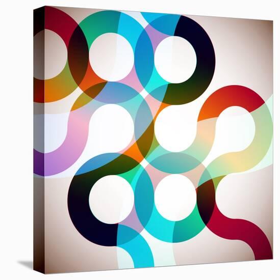 Rainbow Circles-VolsKinvols-Stretched Canvas