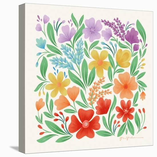 Rainbow Floral II-Gia Graham-Stretched Canvas