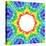 Rainbow Kaleidoscope Colorful Background-art_of_sun-Stretched Canvas
