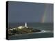 Rainbow over Fanad-Head, Ireland-Jean Guichard-Stretched Canvas