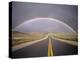 Rainbow Over Highway, CA-Thomas Winz-Premier Image Canvas