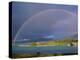 Rainbow over Lake Tekapo, Canterbury, South Island, New Zealand, Pacific-Jeremy Bright-Premier Image Canvas