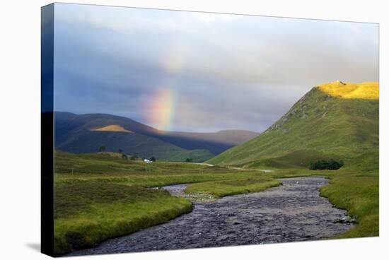 Rainbow Over River Clunie, Scotland-Duncan Shaw-Premier Image Canvas