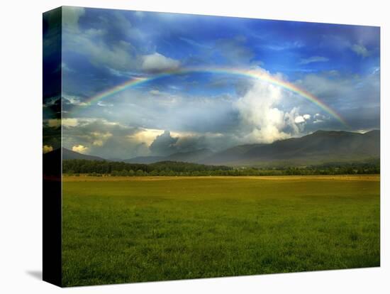 Rainbow Over Valley-Gary W. Carter-Premier Image Canvas