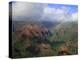 Rainbow over Waimea Canyon, Kauai, Hawaii, USA-Dennis Flaherty-Premier Image Canvas