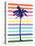 Rainbow Palm Tree-Jennifer McCully-Stretched Canvas